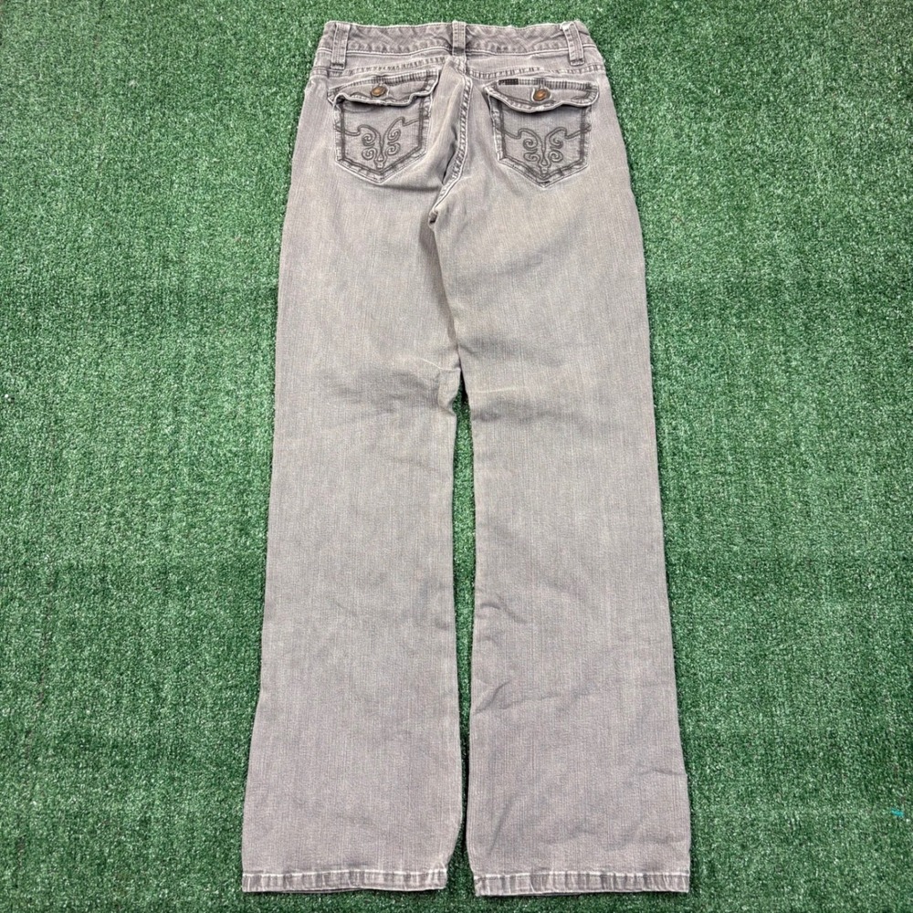 Y2K Lee Slender Secret Grey Flared Jeans